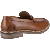Hush puppies Benedict Leren Heren Tan Instappers