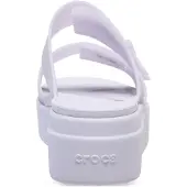 Crocs Brooklyn Buckle Low Wedge Dames Paarse Maan Sandalen