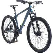 Bikestar Hardtail MTB Alu Sport L 27.5 inch 21 speed Blauw/geel Unisex