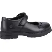 Hush puppies Sabrina Junior Meisjes Zwart Leren Schoenen