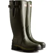 Hunter Balmoral Adj Tec Sole Hoge Laars Donker Olijf