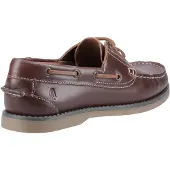 Hush puppies Wilson Leren Heren Bruine Bootschoenen