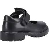Hush puppies Astrid Bow Meisjes Zwart Leren Schoenen
