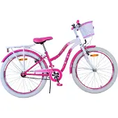 Volare Lovely Kinderfiets - Meisjes - 24 inch - Paars - Twee handremmen