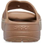 Crocs Classic Cross Strap Thermoplastische Sandalen Voor Dames In Melkchocoladebruin