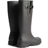 Hunter Field Downpour Laars Rubber Dames Zwarte Wellington Boots