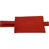Costume National Kostuum Nationaal Red Leather Branded Logo Keyring Men's Keychain