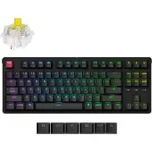 Keychron C3 Pro - Mechanisch Toetsenbord - US Qwerty - 80% - Banana Switch - Zwart