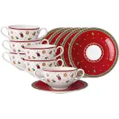 Villeroy & Boch Suppentassen mit Untertassen Toy's Delight 250 ml