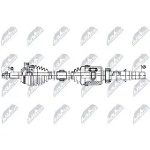NTY NPW-TY-233 Aandrijfas