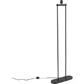 QAZQA Moderne vloerlamp zwart - Thijmen