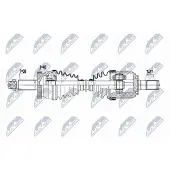 NTY NPW-KA-418 Aandrijfas