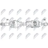 NTY NPW-NS-208 Aandrijfas
