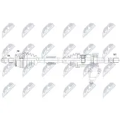 NTY NPW-MG-003 Aandrijfas