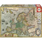 Educa EUDCA - puzzel - 1000 stuks - onderdelen plattegrond