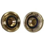 Lalizas Brass Fire Hose Coupling Storz 50 Extension Bruin