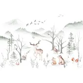Komar Wandfoto Cozy Woods