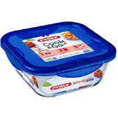 Pyrex Vershoudbakje Cook & Go Vierkant Transparant 1,9 L