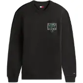 Tommy Hilfiger Sweatshirt spar / zwart / zilver