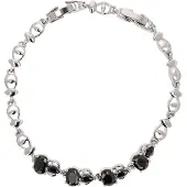 Gaya Armband zwart / zilver