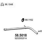 ASSO 58.5018 Voorpijp