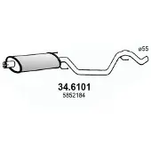 ASSO 34.6101 Uitlaat middendemper