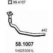ASSO 58.1007 Voorpijp