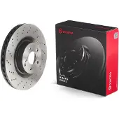 Brembo 09-14 Mercedes-Benz CL550/07-14 CL600/12-13 S350 Front Premium UV Coated OE Equivalent Rotor