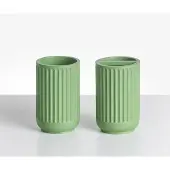 Beliani HUARMEY - Badkameraccessoireset - Groen - Polyresin