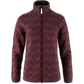 Fjällräven - Women's Snow Cardigan - Wollen vest XL, rood