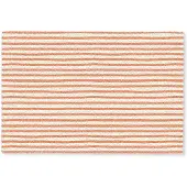 MuchoWow Deurmat 60x40 cm - Droogloopmat Zee - Dieren - Rood - Strepen - Mat voor binnen - Schoonloopmat - Deurmatten met print - Inloopmat