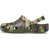 Crocs Clogs 'Classic' donkerbruin / kaki / olijfgroen / zwart