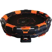 Lalizas Liferaft Oceano Open Reversible Canister Zwart 50 Places