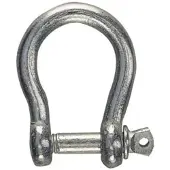 Barton Marine Galvanized Lyre Shackle Zilver 32 mm