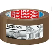 TESA Standard Pakkingtape 66m x 50mm Bruin - Oplosvrij