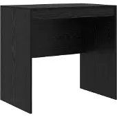 vidaXL Bureau Zwart Eiken 80 x 50 x 76 cm