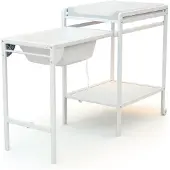 WEBABY - Verschoontafel met bad LILO in hout Wit