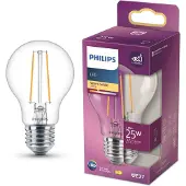 Philips 6x LED lamp E27 | Peer A60 | Filament | Helder | 2700K | 2.2W (25W)