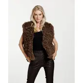 Alter Ego Gigi Jacket Otter Maat: XS | Gilets Outlet | Dames | Bruin