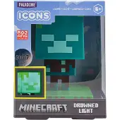 Paladone Minecraft Drowned Zombie Icon Light