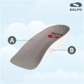 Sulpo Verleng de lengte met 1,5 cm: comfortabele inlegzolen