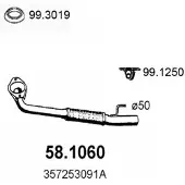 ASSO 58.1060 Voorpijp