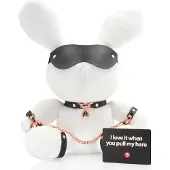 S-Line BDSM Knuffel Konijn Wit - 39 cm