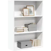 vidaXL Boekenkast 80x30x114 cm bewerkt hout wit