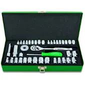 Toptul Dopsleutelset 1/4 inch, 3/8 inch 40 teilig