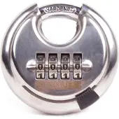 GereedschapXXL Cijferhangslot 70mm Rond, Combinatieslot voor Kluisjes en Koffers