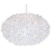 Kartell Hanglampe , Bloom S1, Wit, Woonkamer, Kunststof, Designer