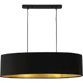 Lux.pro Design hanglamp, pendellamp, 2-lichts, hanglamp, lamp met stoffen kap []