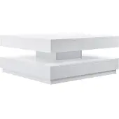 En.casa Salontafel Napels met draaibaar tafelblad wit