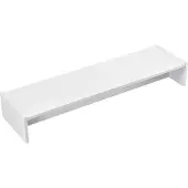 En.casa Monitorstandaard verhoger 100x27x15 cm wit